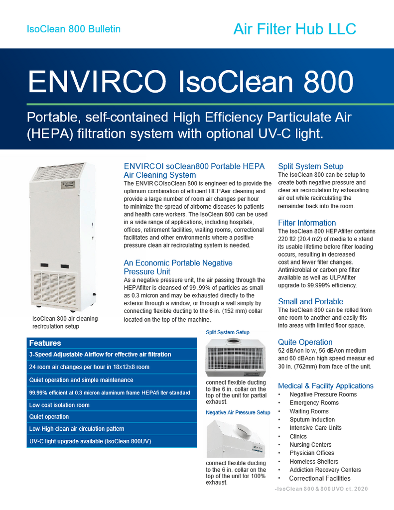 Envirco isoclean online
