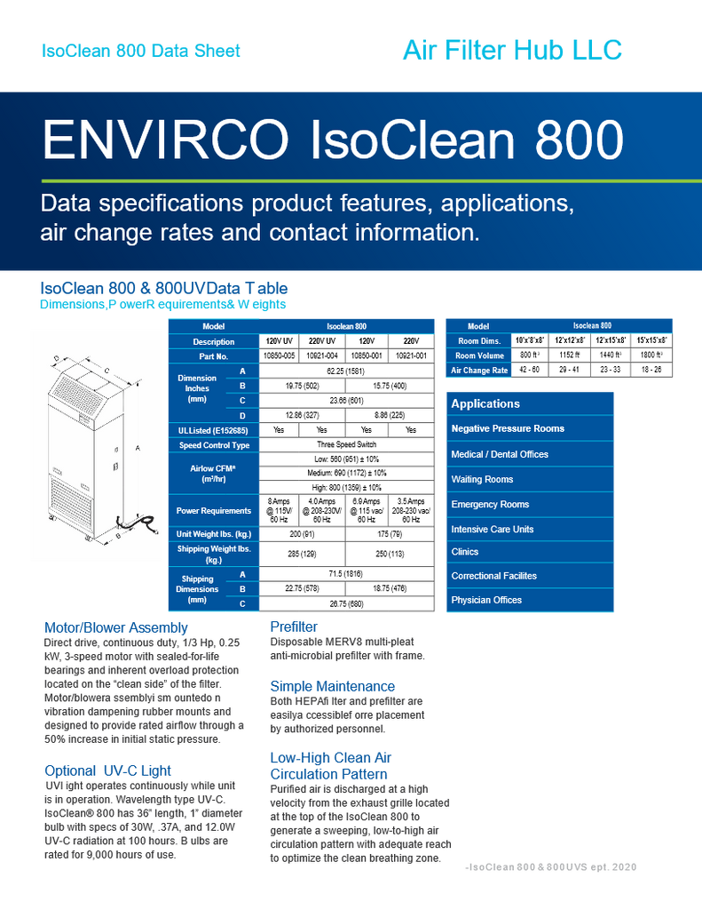 Envirco isoclean online