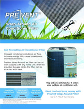 PreVent® Wrap-Around Coil Protector Screen for Outdoor AC Unit 38" x 110" brochure