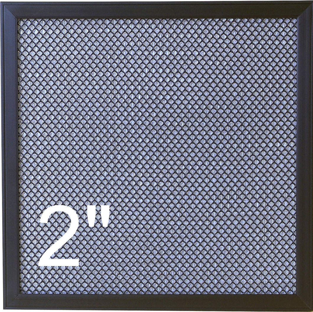 2 inch Thick Permanent Filters - Electrostatic Washable A+2000 MERV 8 ...