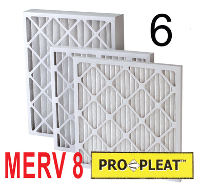 Pro-Pleat MERV 8 Pleated Air Filters (6 Pack)