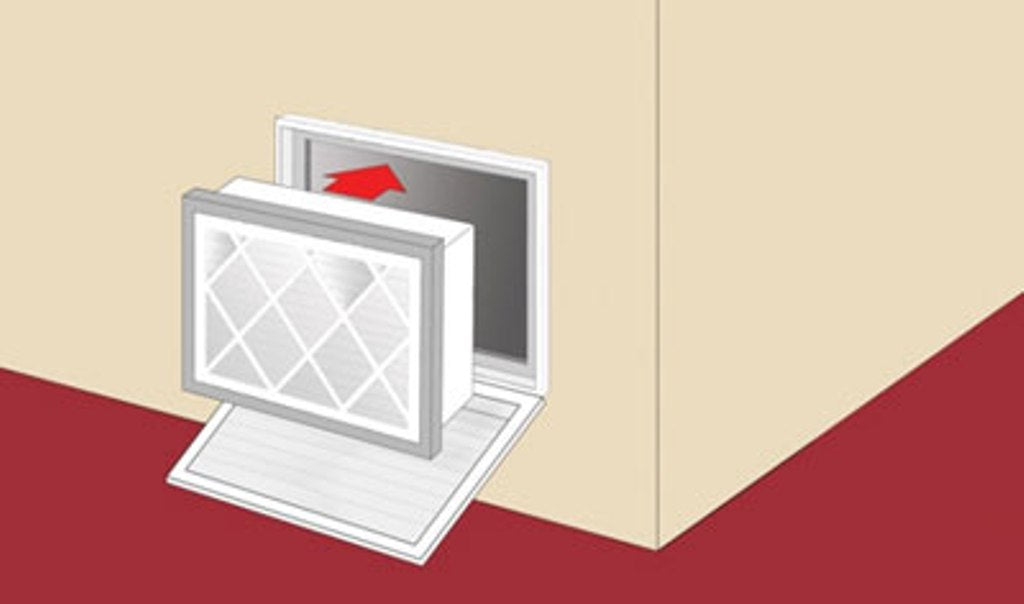 Practical Pleat 5" Pleated Filter for 1" Return Grille MERV 11 Air