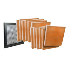 filter pads and frame kit orange / white MERV 8 antimicrobial